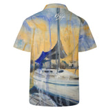 Sailboat at Sunset Hawaiian Shirt