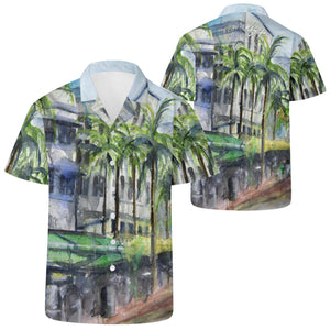 Palm Tree Hawaiian Shirt - South Beach Miami