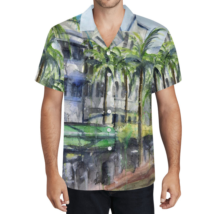 Palm Tree Hawaiian Shirt - South Beach Miami