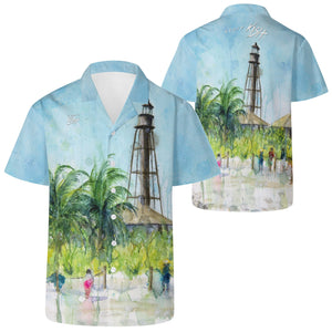 Sanibel Island Lighthouse Beach Hawaiian Shirt
