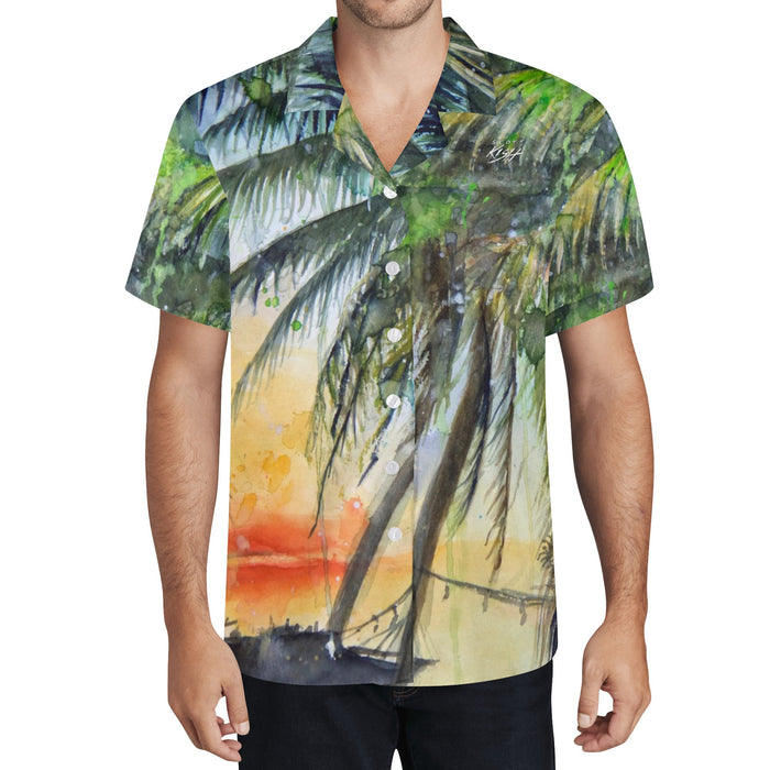 Sunset Palms Hawaiian Shirt