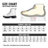men's leather boots - size chart