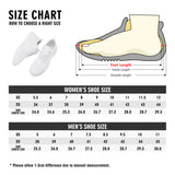 fishing shoes size chart
