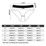 ladies underwear - size chart