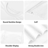 white t-shirt features