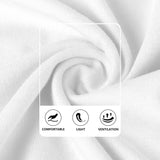 white men's t-shirt fabric