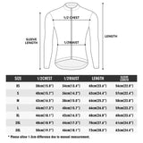 pro men's cycling jersey dimensions