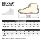 Men's Shark High Top Skateboard Shoes